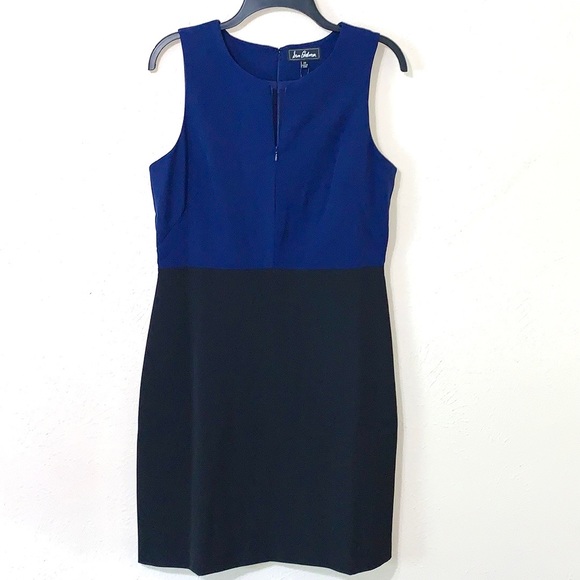 Sam Edelman Two-Tone Navy / Black Sheath Dress Size 10 - Picture 10 of 10